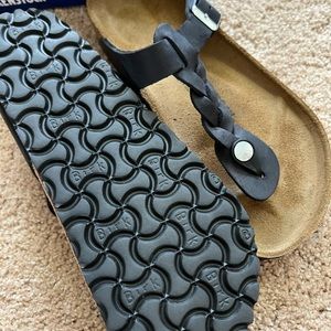 Birkenstock Gizeh Braided, size 38, black